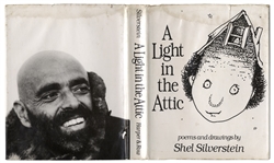 Shel Silverstein Signed First Edition of ''A Light in the Attic'', With Elaborate Hand-Drawn Sketch